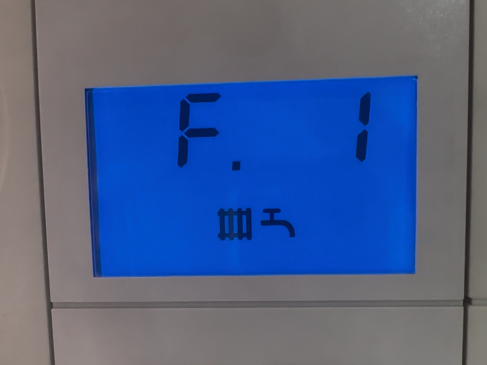 Vaillant ecoTEC F1 fault code