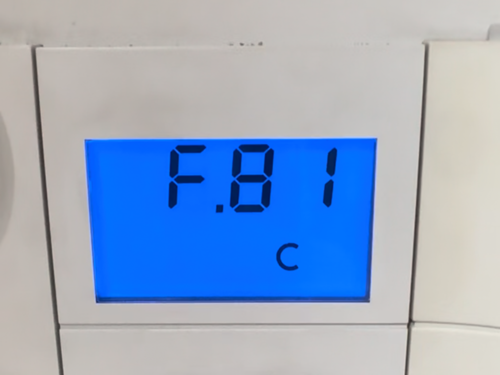 Vaillant ecoTEC Plus 937 F81, F91 fault code no hot water